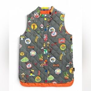 ISO Burton x L.A.M.B patch vest S/M